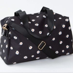 ⭐️40% Off⭐️ Alice + Olivia Black Daisy Print Duffle Bag